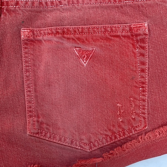 New GUESS Women's Denim Shorts SZ 27 - Picture 5 of 6